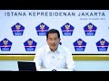 LIVE: Keterangan Pers Tim Pakar dan Juru Bicara Pemerintah terkait Perkembangan Penanganan Covid-19