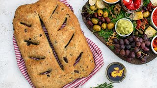 Mediterranean Herb and Olive Fougasse Recipe