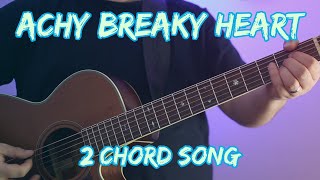 Achy Breaky Heart // Easy Guitar Tutorial // Guitar Lesson // Just 2 Chords!!