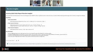 Demo - NetSuite Narrative Insights