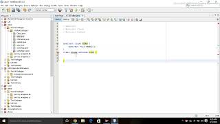 Abstract Class using Netbeans