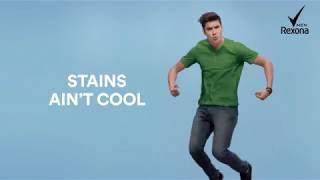 Too Cool For Stains When There's Rexona Men Invisible Dry!