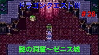 【ドラゴンクエストⅢ】#26　謎の洞窟～ゼニス城！実況あり