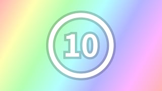 10 seconds timer ‐ Countdown Circle Gradation