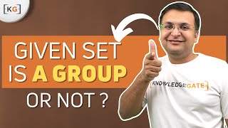 9 | Practice Problem on Group in Group Theory in HINDI | inverse  identity monid group