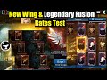 Darkness Rises Testing New Wings & Legendary Fusion Rates