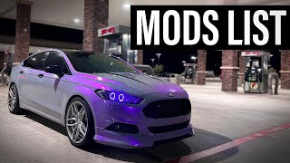 FORD FUSION MODS LIST!
