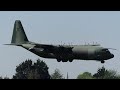 RAF C-130J C4 Hercules ZH870 Training at Cambridge Airport