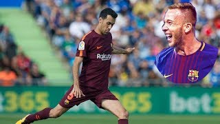 Arthur Melo \u0026 Busquets ● Imagine Barcelona's Midfield 💣 WOW !