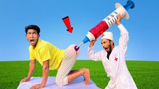 Must Watch New Funniest Comedy Video 2023 New Doctor Funny Injection Wala Comedy Video  Ep-116