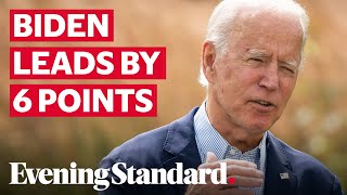 US election 2020: Donald Trump cuts Joe Biden's poll lead to six points
