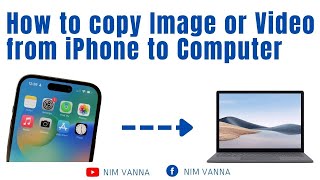 How to copy Image or Video from iPhone to Computer - របៀបផ្ទេររូបភាពពី iPhone ចូលទៅក្នុង Computer