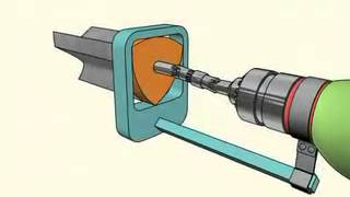 How to drill a  square hole