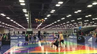 USAV Nationals 2019: Team Pineapple 2 - 0 Hustle \u0026 Flow | Highlights