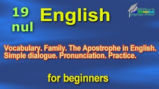 English conversation phrases for beginners, intensive - it's easy. Part 19. Miller's Language School