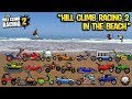 io & oi Vlog Hill Climb Racing 2 in the beach #1