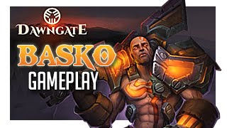 Dawngate MOBA - Basko Jungler Gameplay | Waystone Games on PC (07/08/14)