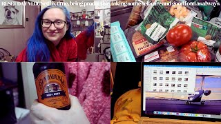 RESET DAY VLOG|Netflix time, being productive, taking some self care and good food as always