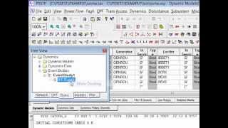 Dynamic Simulation in PSSE Version 31