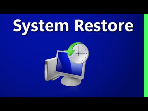 Using System Restore (Windows 11, 10, 8, 7, Vista, XP)