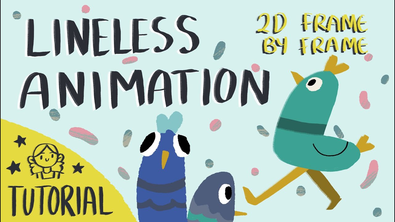 Lineless Animation 3 Ways 2d Frame By Frame Tvpaint Youtube