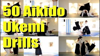 [Aikido Ukemi] 50 Different Ukemi Drills in 7 Minutes