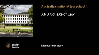 Welcome to Australia's national law school
