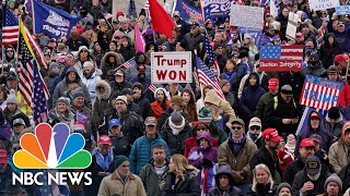 Protesters Demonstrate Nationwide As Congress Meets To Count Electoral College Vote | NBC News NOW