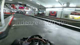 1:30,496 im V2 Kart auf der Kartbahn