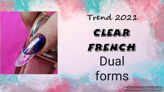 TREND 2021 〰️ CLEAR FRENCH design♥️