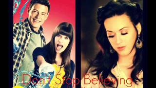 Glee Vs Katy Perry - Don't Stop Believin' (Josh R Firework Mashup Remix)