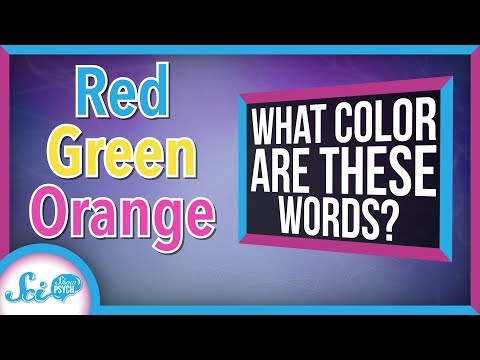 How does the Stroop task work?