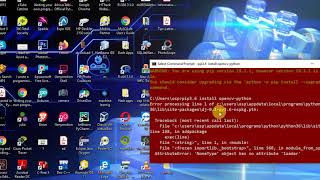 How to fix Attribute Error: None Type object has no attribute loader in Python pip install module
