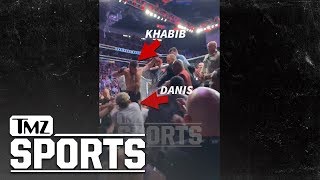 New Angle of Khabib Attacking Conor McGregor's Trainer at UFC 229 | TMZ Sports