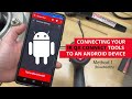 how to connect ingersoll rand qx connect tools to apple and android devices.