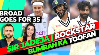 Bumrah 35 runs vs Stuart Board Destroyed | Sir Jadeja 104, LUNCH Day 2 India vs England 5th Test