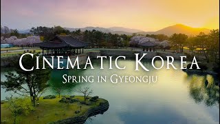 경주 동궁과 월지의 봄 드론영상 Cinematic Korea 4K- Spring in Gyeongju