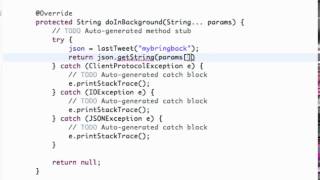 Android Application Development Tutorial 153 Reading JSON information