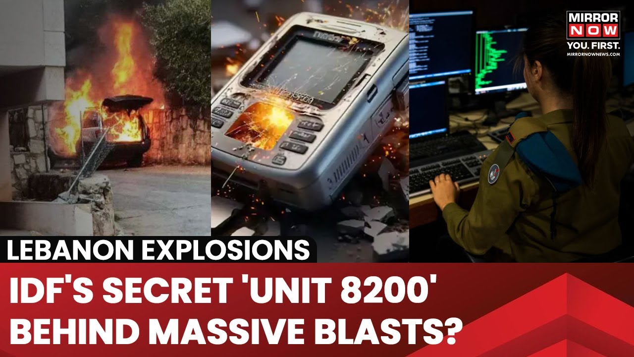 Lebanon Explosions: IDF's Unit 8200 Behind Pager, Walkie Talkie Blasts ...