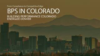 Building Performance Colorado & Energize Denver | Webinar Recording