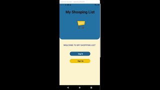 My shopping list #reactnative react-native application