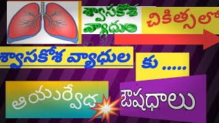 44.#HITHAYURVEDA #palledoctor#శ్వాసకోశ వ్యాధులు... ఆయుర్వేద ఔషధాలు