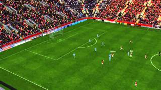FM 2015: Arsenal vs Man City - Giroud Goal 22 minutes