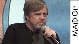 “ルーク”がレイア姫をしのぶ「まだ生きている感じがしてならない」　映画「スター・ウォーズ／最後のジェダイ」来日記者会見3