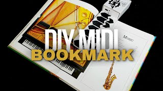 DIY MIDI Bookmark using ESP32 and MPR-121 Capacitive Touch Sensor #subscribe #support