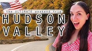 ULTIMATE HUDSON VALLEY WEEKEND ROAD TRIP 🇺🇸 upstate new york travel guide