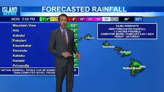 Gilma downgraded with some rain expected from remnants