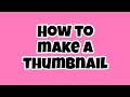 HOW TO MAKE A THUMBNAIL FAST! 😱 USING PHONTO APP #thumbnail #youtubethumbnail