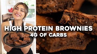 Fudgy High Protein Brownies | Weight Loss | Low Carb | Keto
