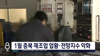 1월 충북 제조업 업황·전망지수 악화